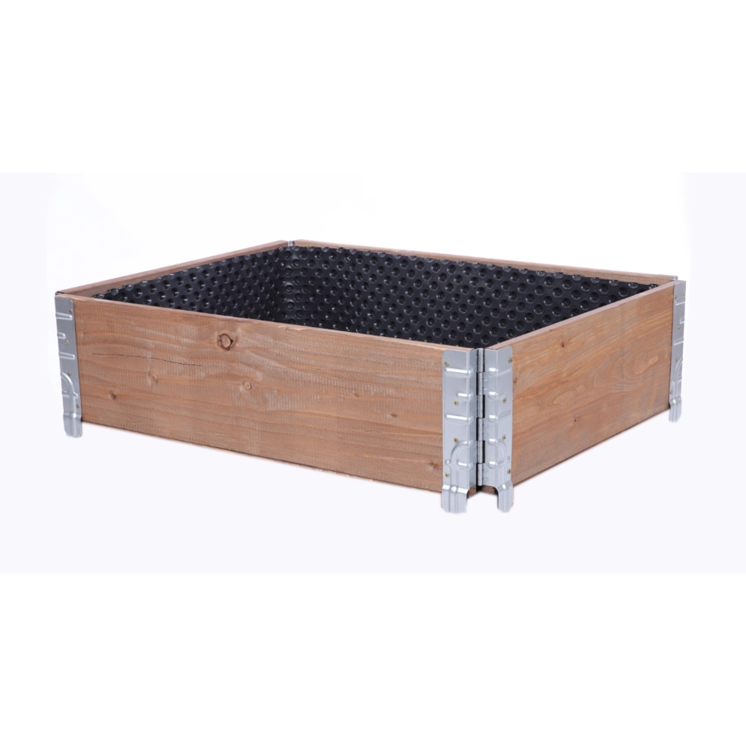 PROREGAL Hochbeetkisten GuardBox 20x80x60cm inkl. Luftfolie Braun günstig online kaufen