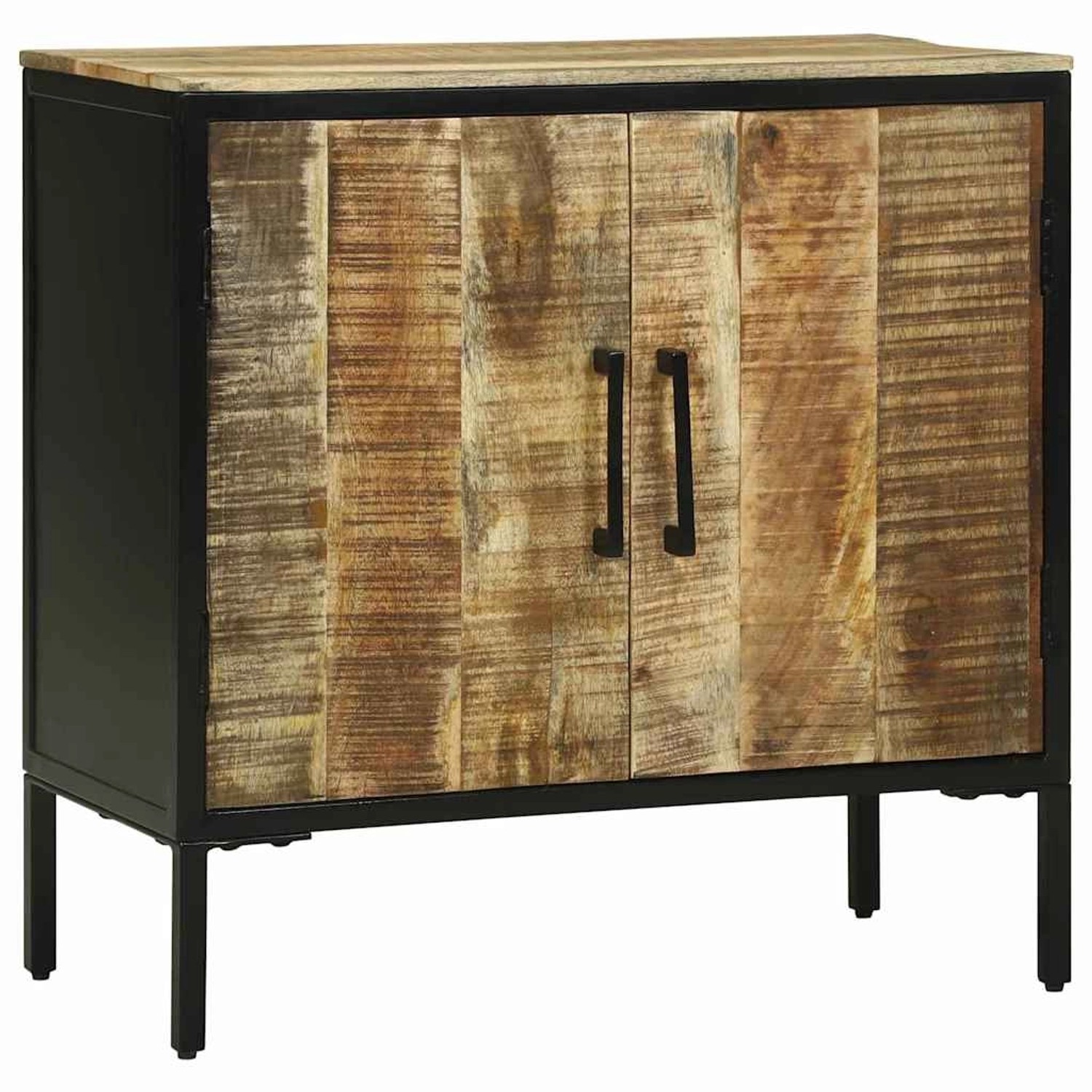 vidaXL Sideboard Braun 70 x 35 x 70 cm Massivholz Mango 374098