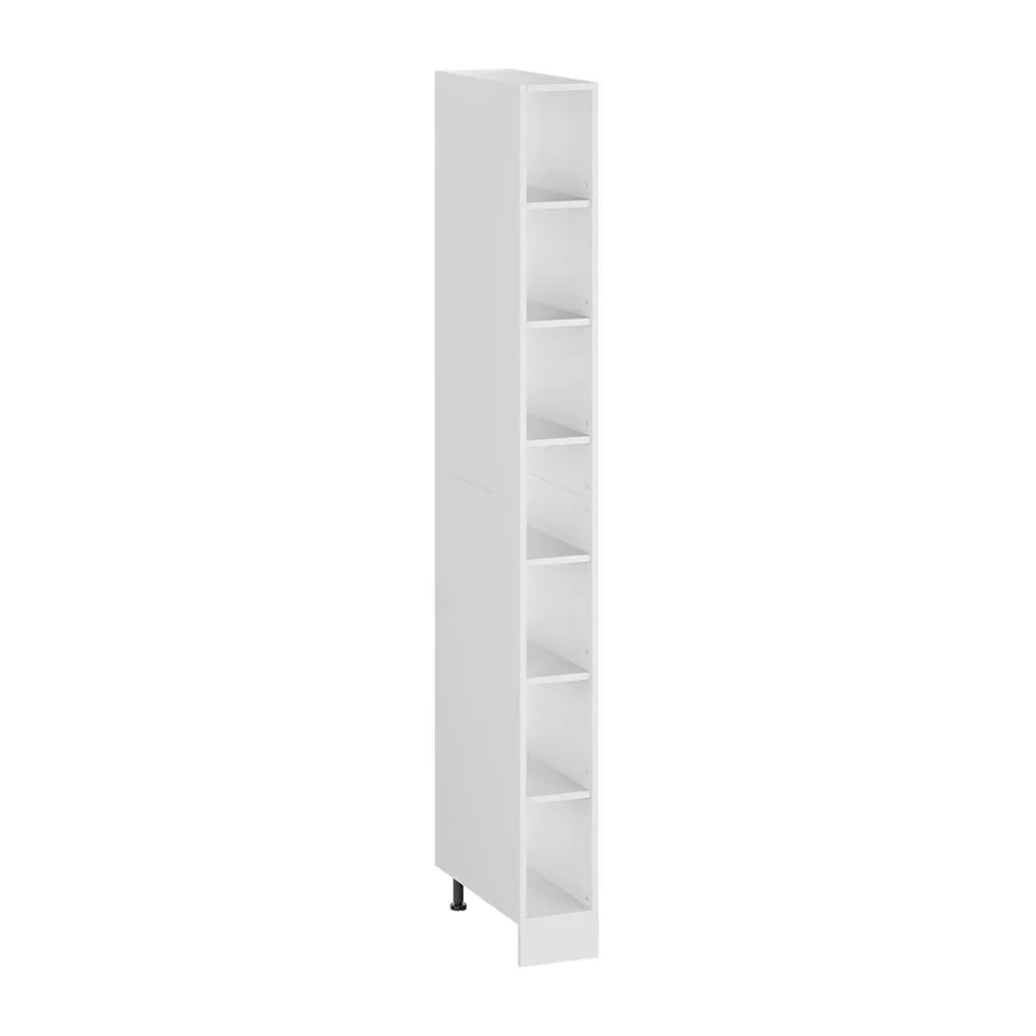 Vicco Küchenregal R-Line Weiß/Weiß 20 x 207 mit 7 Fächern Art Nr 60564