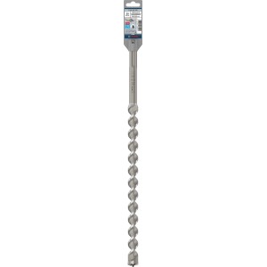 Bosch SDS max-4 Hammerbohrer 25 mm für Beton und Mauerwerk. Langer Hartmetall-Bohrer mit optimierten 4-Schneidern.