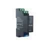 Schwarzes Shelly Relaismodul Pro 2PM für Hausautomation mit LAN, WLAN & Bluetooth.