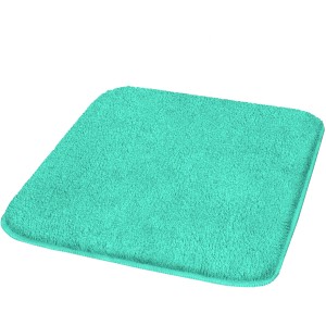 Türkiser Kleine Wolke Badteppich Wilna, 50x60 cm, flauschig und pflegeleicht.