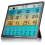 Bresser Solar-WLAN-Wetterstation 4CAST XL 7-in-1 Schwarz mit großem Farbdisplay.