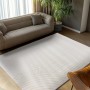 Lalee Kurzflorteppich Comfort 501 Ivory, 160x230 cm, mit modernem 3D Effekt-Design.