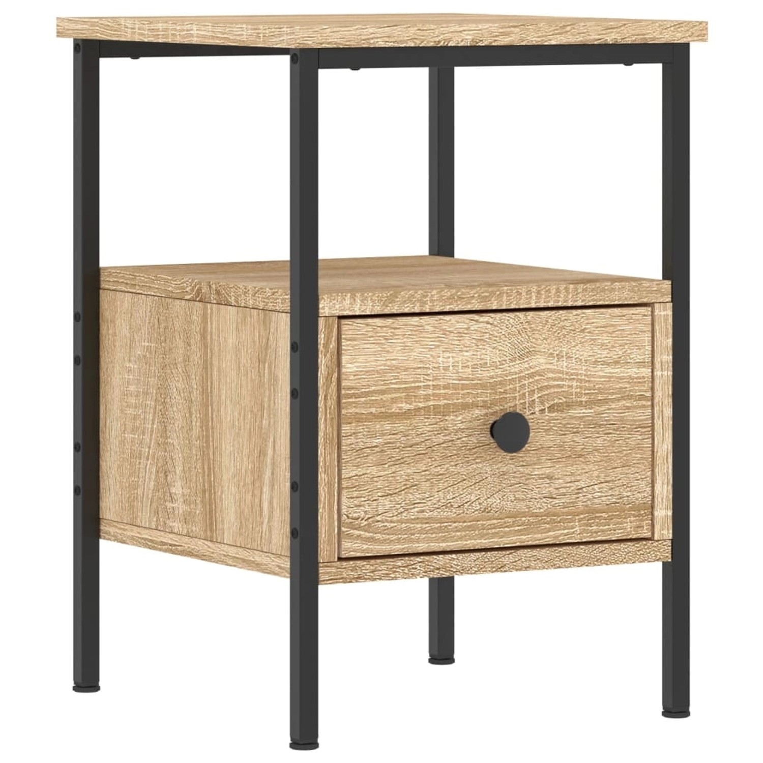 vidaXL Nachttisch Sonoma-Eiche 34x36x50 cm Holzwerkstoff günstig online kaufen