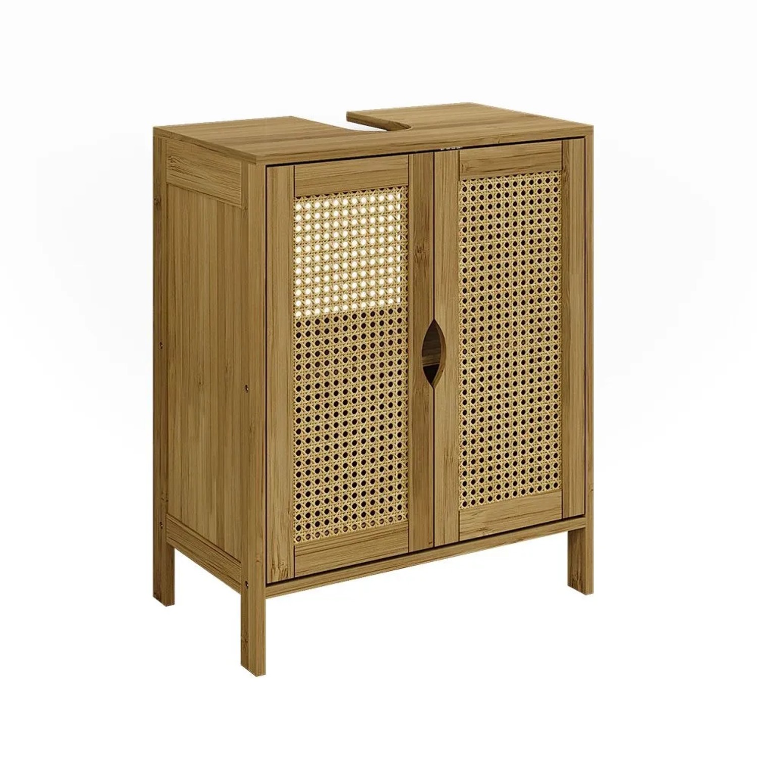 Vicco Waschbeckenunterschrank Liora Bambus 48 x 60