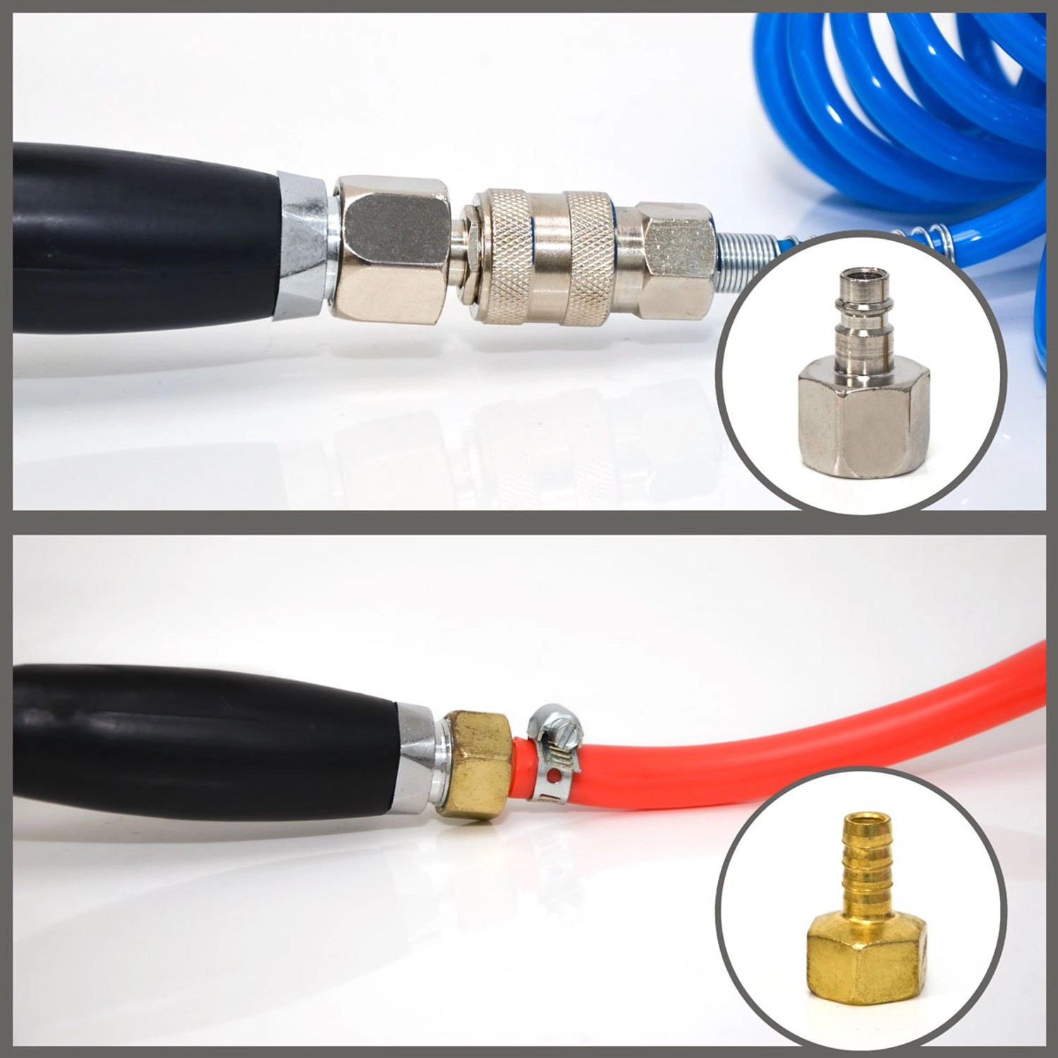 Anschlüsse und Adapter für eyepower Druckluft Putzwerfer / Putzpistole, Baumaschine.