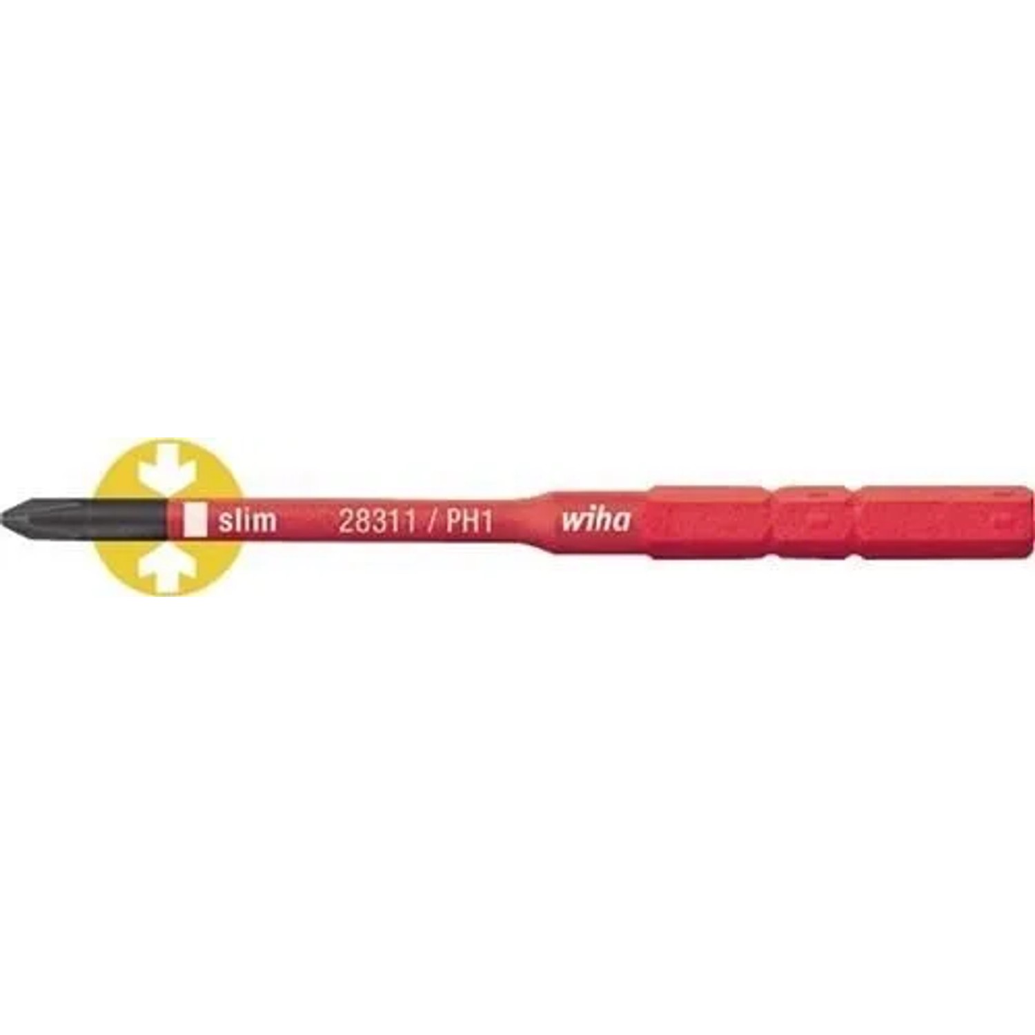 Wiha Wechselklinge Slimbit Electric PH 2 X 75 Mm VDE Isoliert 34584