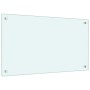 vidaXL Küchenrückwand Weiß 70x40 cm Hartglas 249451_5