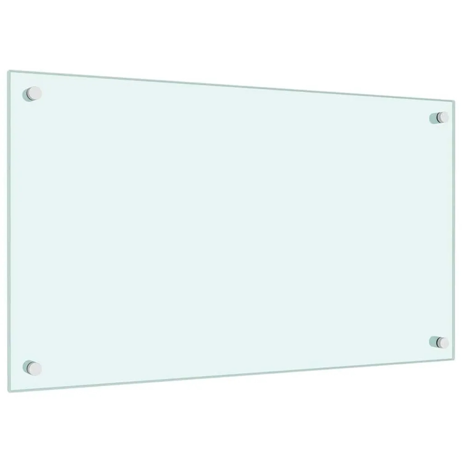 vidaXL Küchenrückwand Weiß 70x40 cm Hartglas 249451_5