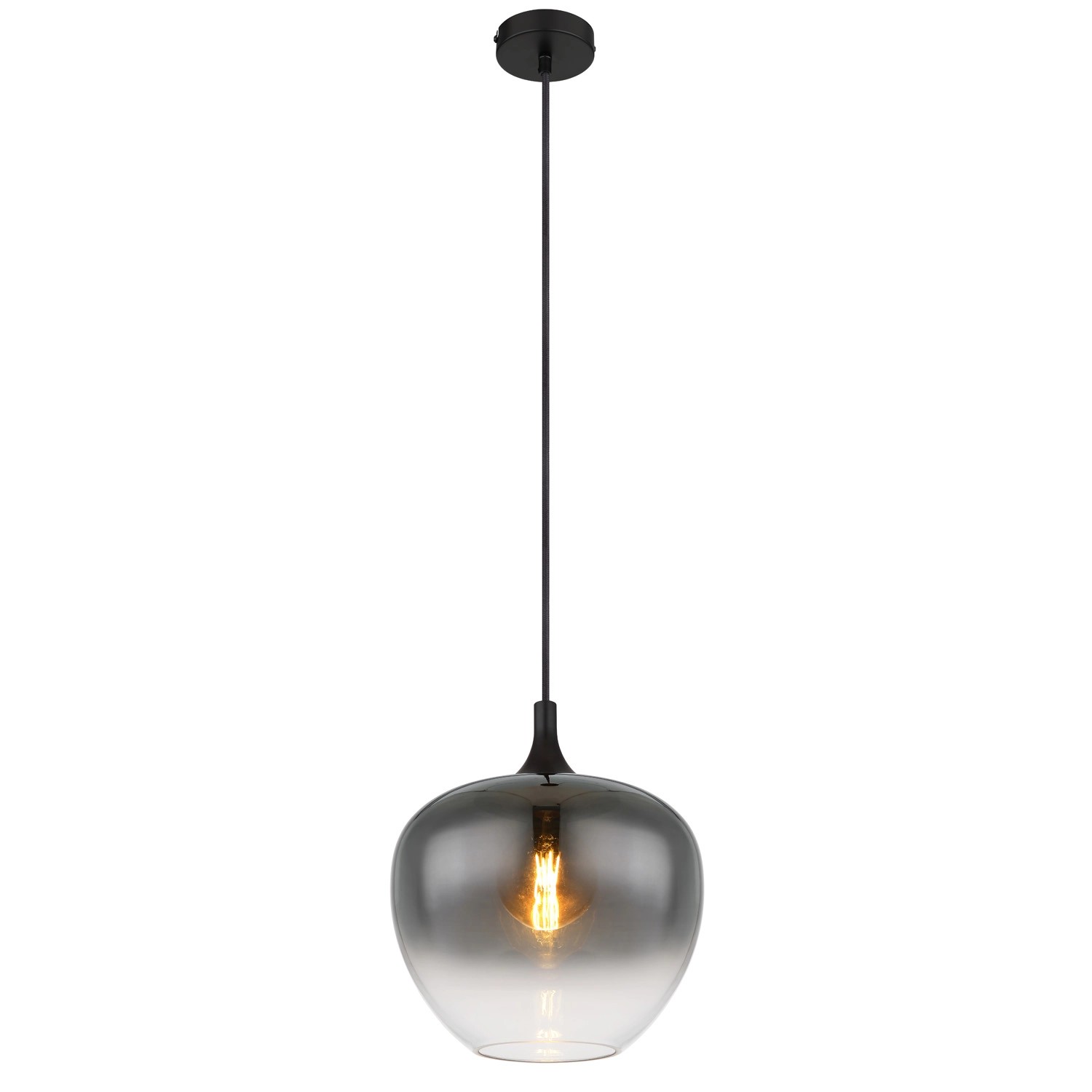 Globo Hängeleuchte Maxy Schwarz Ø 29 cm