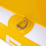 Detailaufnahme: Gelbes ZRAY Stand Up Paddle Board mit D-Ring und rutschfestem Deck.