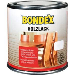 Dose Bondex Holzlack Transparent matt 250ml für Möbel und Innentüren.