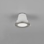 Trio LED Einbauleuchte Virunga, Nickel matt, Ø 11 cm, für flexible Beleuchtung.