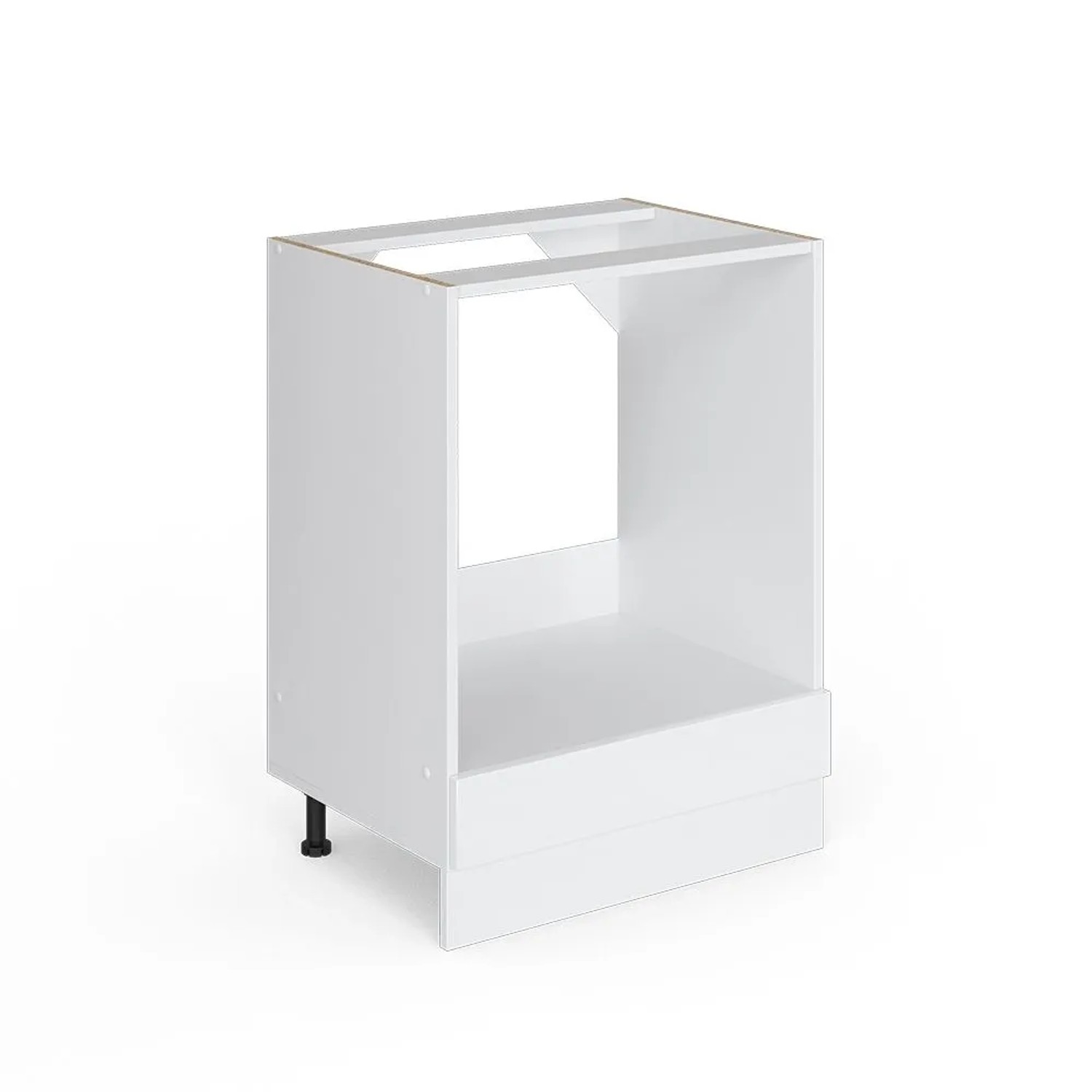 Vicco Herdumbauschrank R-Line Weiß Hochglanz Weiß 60 cm ohne Arbeitsplatte