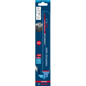 Bosch Expert S 1155 CHC Säbelsägeblatt für dickes Metall, 3er-Pack.