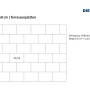 Verlegemuster der Terrassenplatte Beton Nano Tec Schwarz-Granit 60x40 cm im Halbverband.