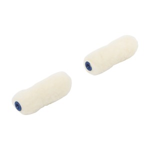 2er-Set LUX Lammfellwalzen, 10 cm breit, für Farbroller und ideale Farbverteilung.