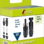Schwaiger Solar-Stecker/Kupplung Set in Verpackung, geeignet für Solaranlagen.