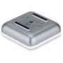 Bosch Smart Home Wassermelder BWA-1, Detailansicht der Unterseite mit Silikonbeschichtung.