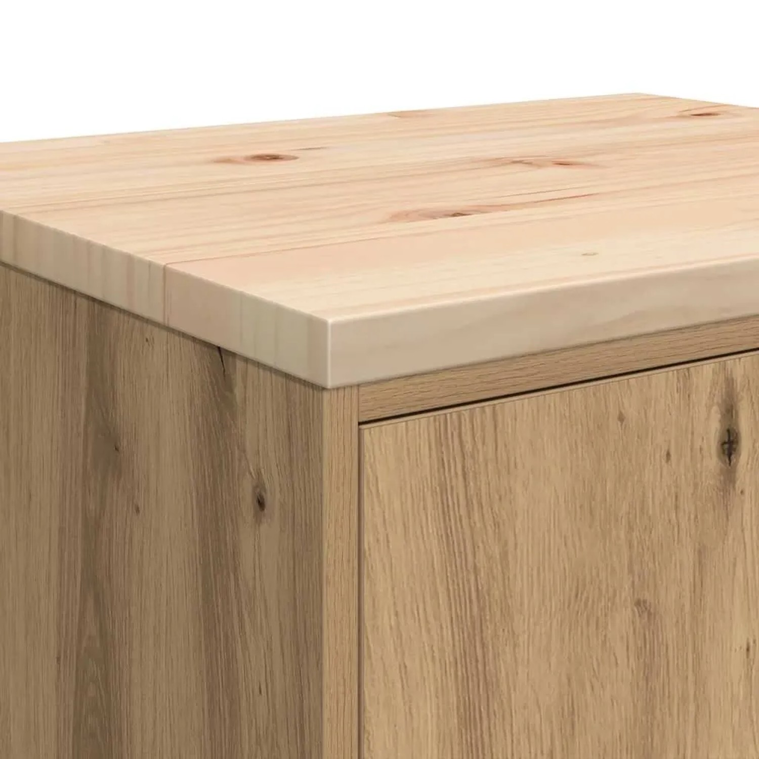 vidaXL Garagen-Aufbewahrungsschrank Artisan-Eiche Massivholz Kiefer 860579_9