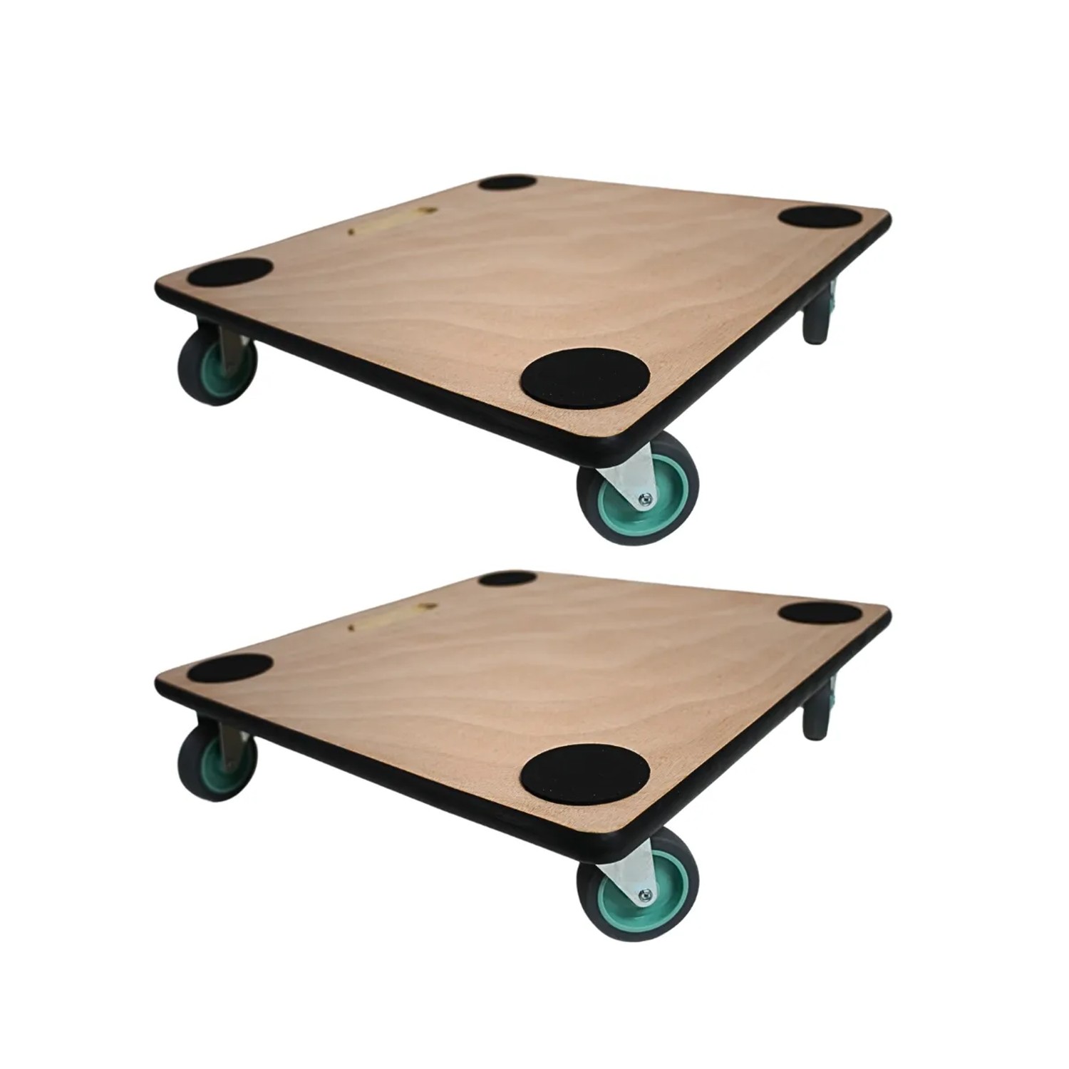 PROREGAL Transportroller 4 Rollen HxBxT 11,5x50x50 cm Traglast 150kg Sperrholzplatte 2 Stück