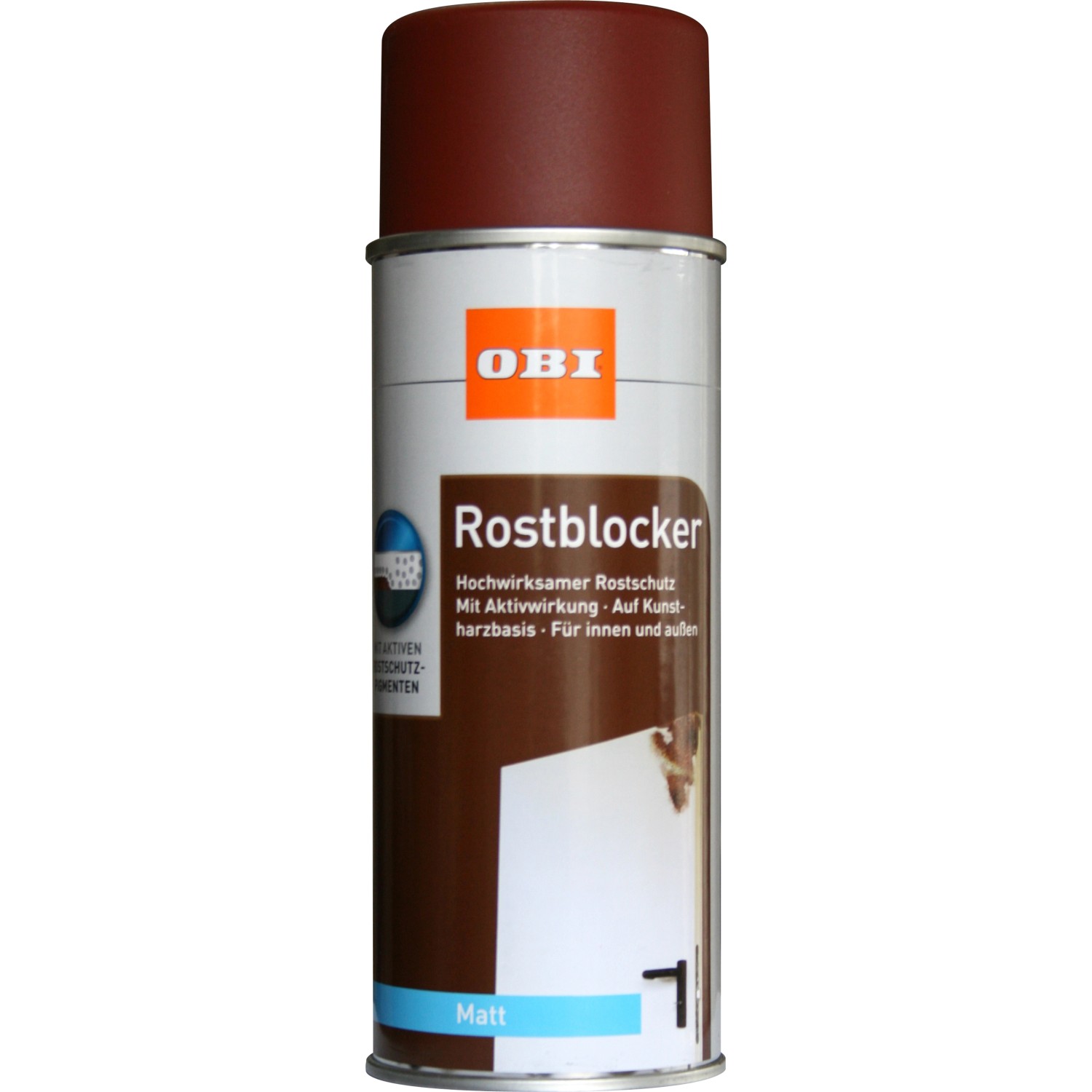 OBI Rostblocker Spray Rotbraun matt 400 ml