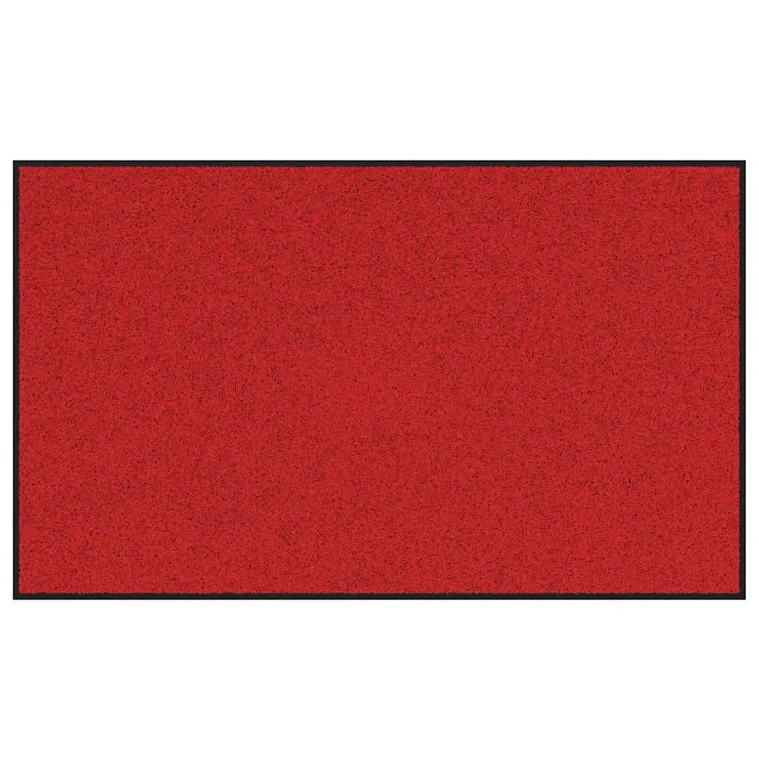 vidaXL Fußmatte Rot und Schwarz 90 x 150 cm Polypropylen und Vinyl 4100793 günstig online kaufen