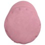 2 rosa Bolsterkissen (Ø 25x70 cm) aus Cordstoff. Dekokissen für Wohn- und Schlafzimmer.
