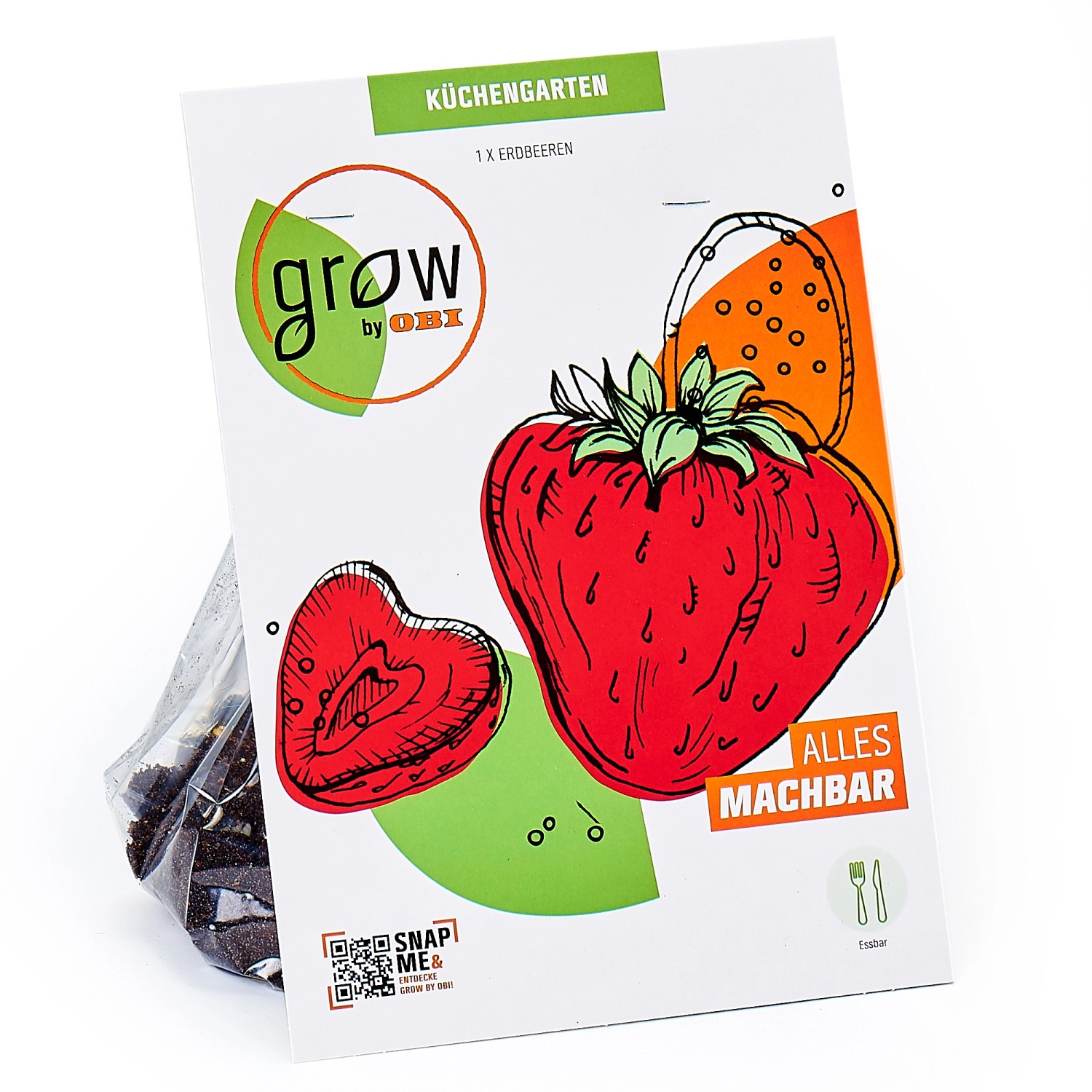 GROW by OBI Küchen Garten Erdbeeren "Sonata" Rot kaufen bei OBI