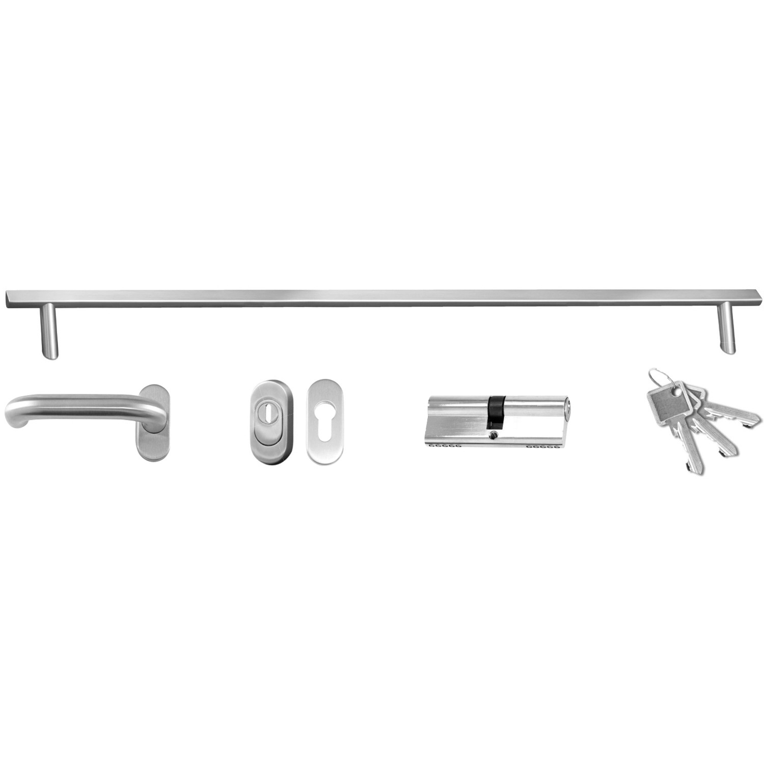 JM Meeth Haustürgriff-Set ME 160 S Edelstahl