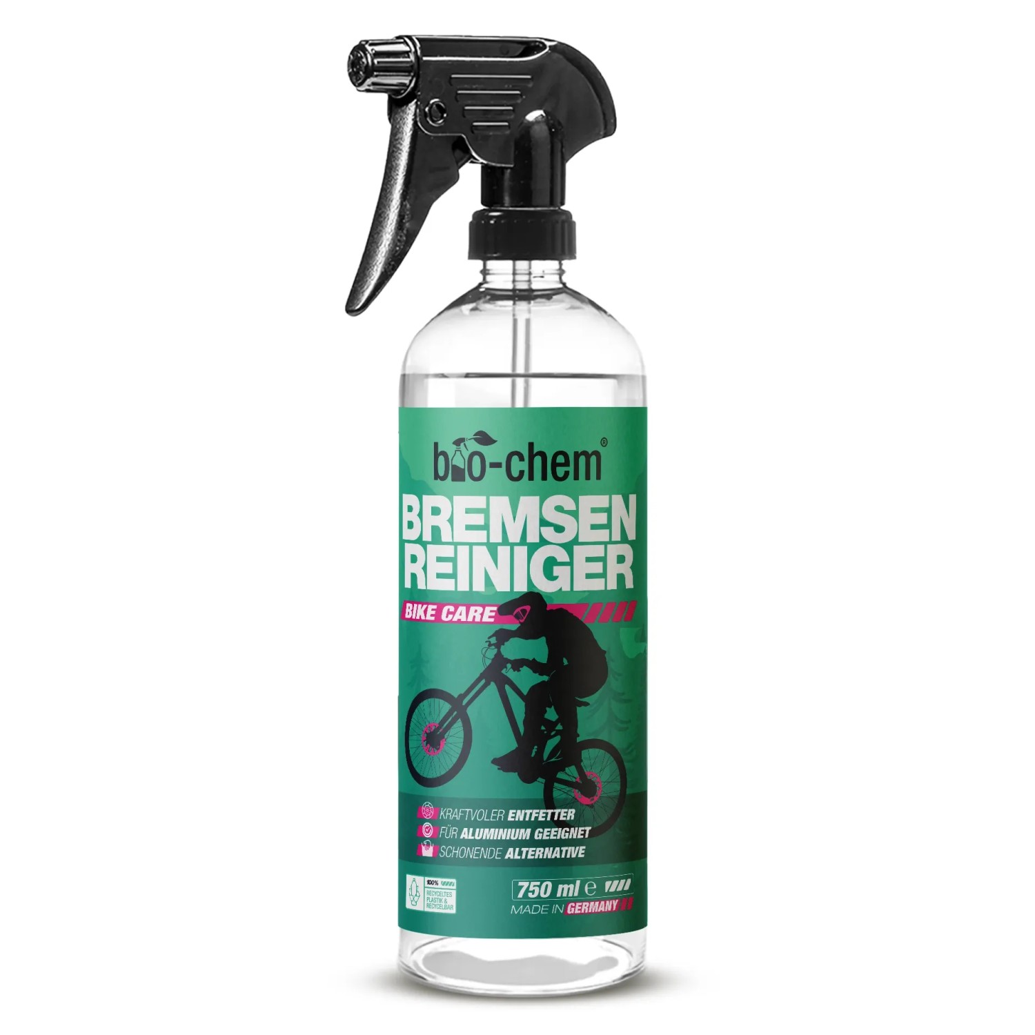 bio-chem Bremsenreiniger Spray Entfetter für Fahrrad und Kfz 750 ml