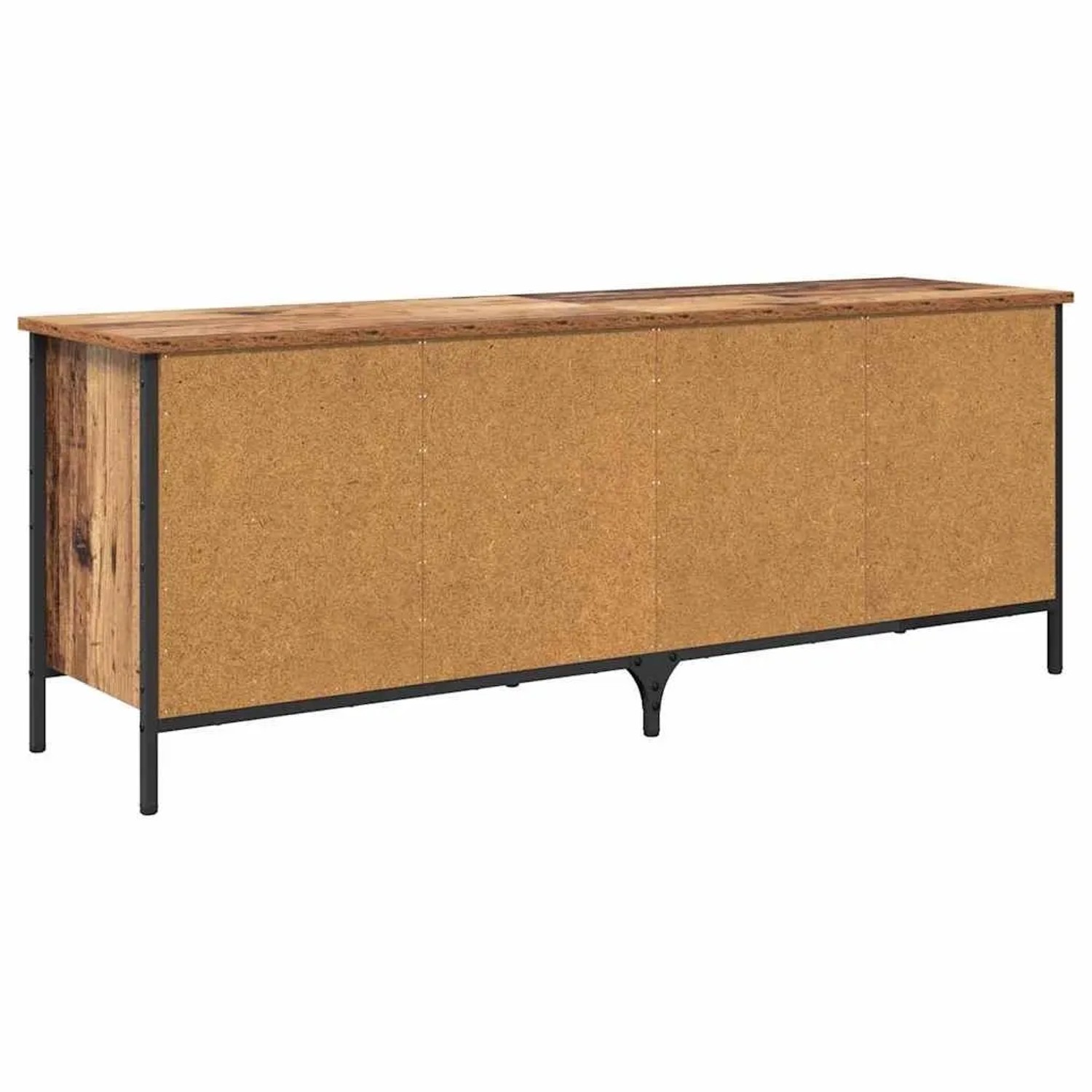 vidaXL Schuhschrank Altholz 131 x 35 x 50 cm Verbundholz und Eisen 881310_7