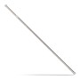 Verstellbare, silberne Relaxdays Teleskop Duschstange aus Edelstahl, 130-220 cm.