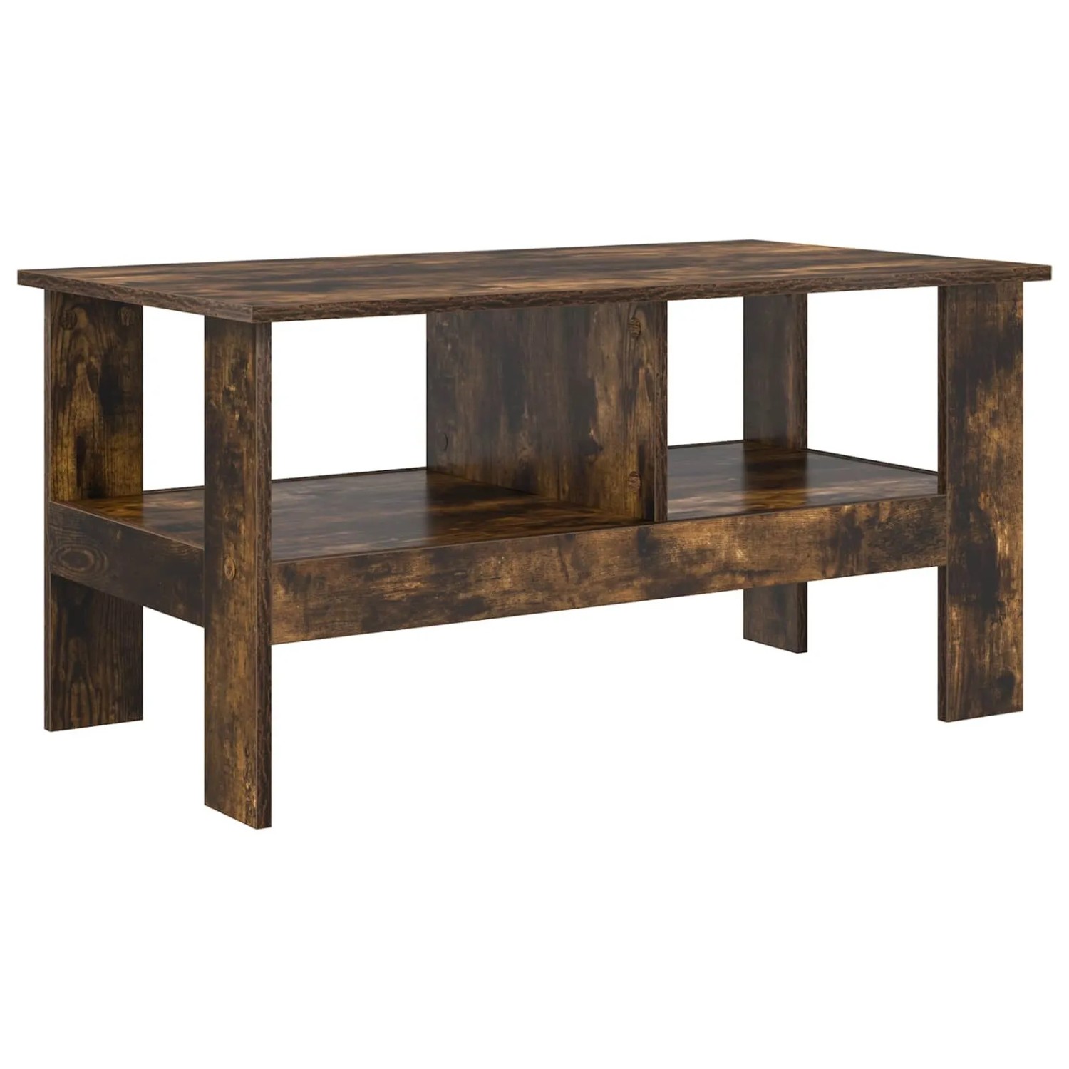 vidaXL Couchtisch Geräucherte Eiche 90 x 50 x 45 cm Holzwerkstoff 8000256 günstig online kaufen