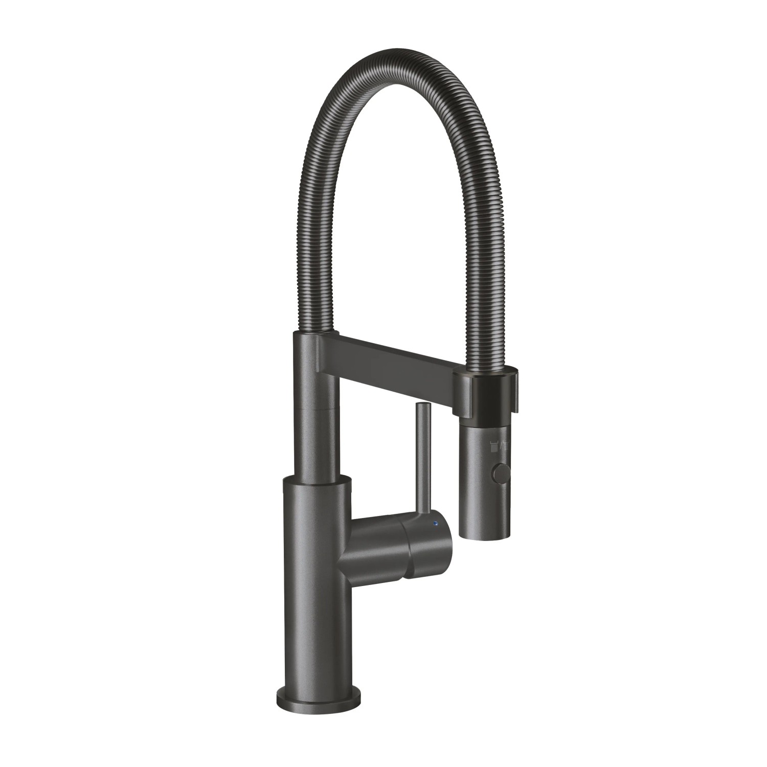 Villeroy & Boch Steel Expert Compact Küchenarmatur Hochdruck Umschaltfunktion Schwenkbar Auslaufhöhe 143MM Anthrazit