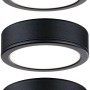 Paulmann Pukk Möbel Einbaustrahler Set, 3 schwarze LED Leuchten für Möbel & Regale.
