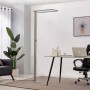 Moderne, dimmbare LED Bürostehleuchte Taronis in Alu für Arbeitszimmer/Büro.