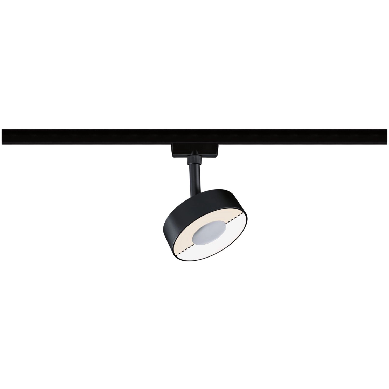 Paulmann Urail LED Schienenspot Circle 210lm 5W White Switch 230V Schwarz M günstig online kaufen