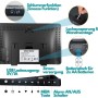 Echos Eco-450 Funkwetterstation Rückseite mit Details zu Batterie, Wandmontage und Anschlüssen.