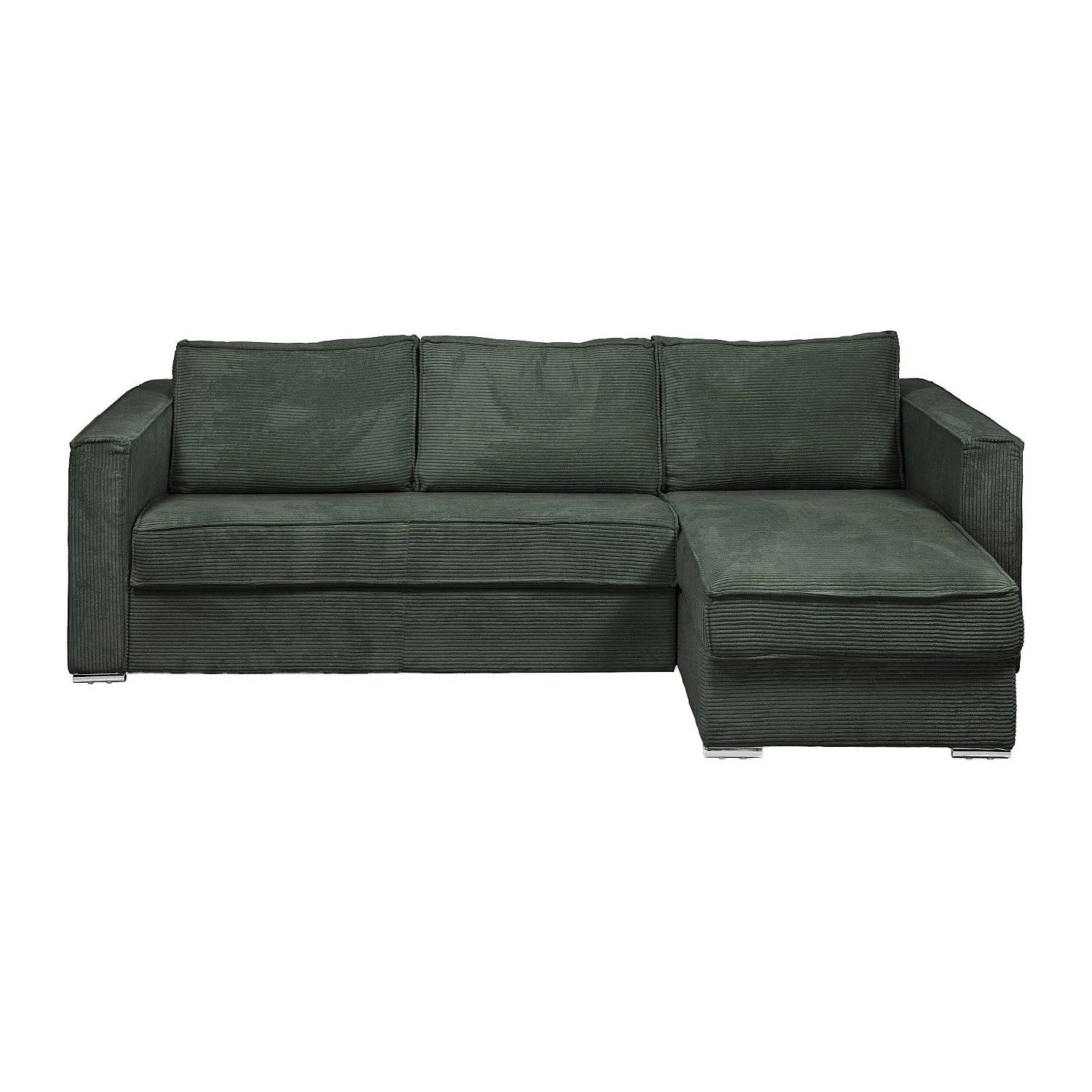 Vente-unique Schlafsofa Loreto Tannengrün 298 cm