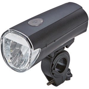 Prophete LED-Batterieleuchte, 15-30 lx, mit Halterung. Fahrrad-Beleuchtung für mehr Sicherheit.
