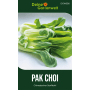 Deine Gartenwelt Pak Choi Samenpackung mit frischem chinesischem Senfkohl Blattgemüse.