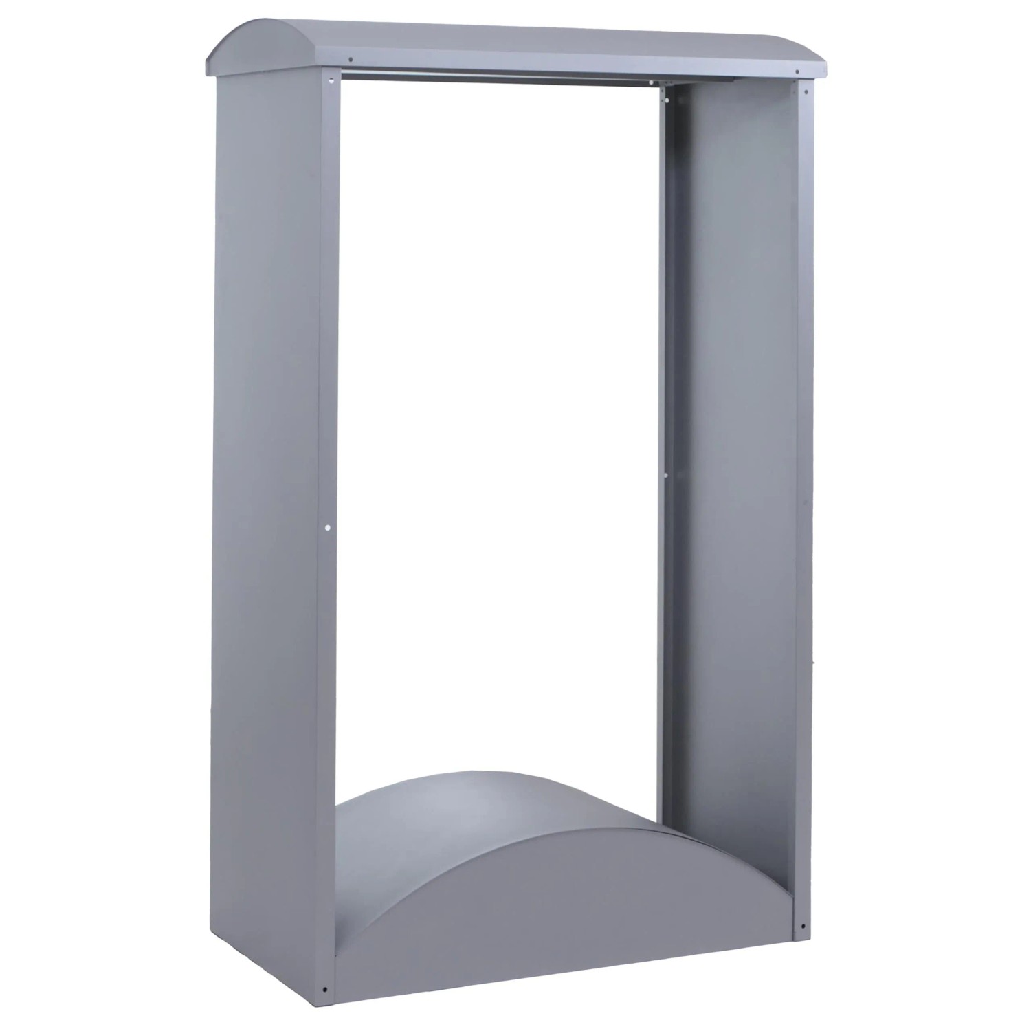 MCW Brennholzlager P77 Metall 160x98x50cm Grau