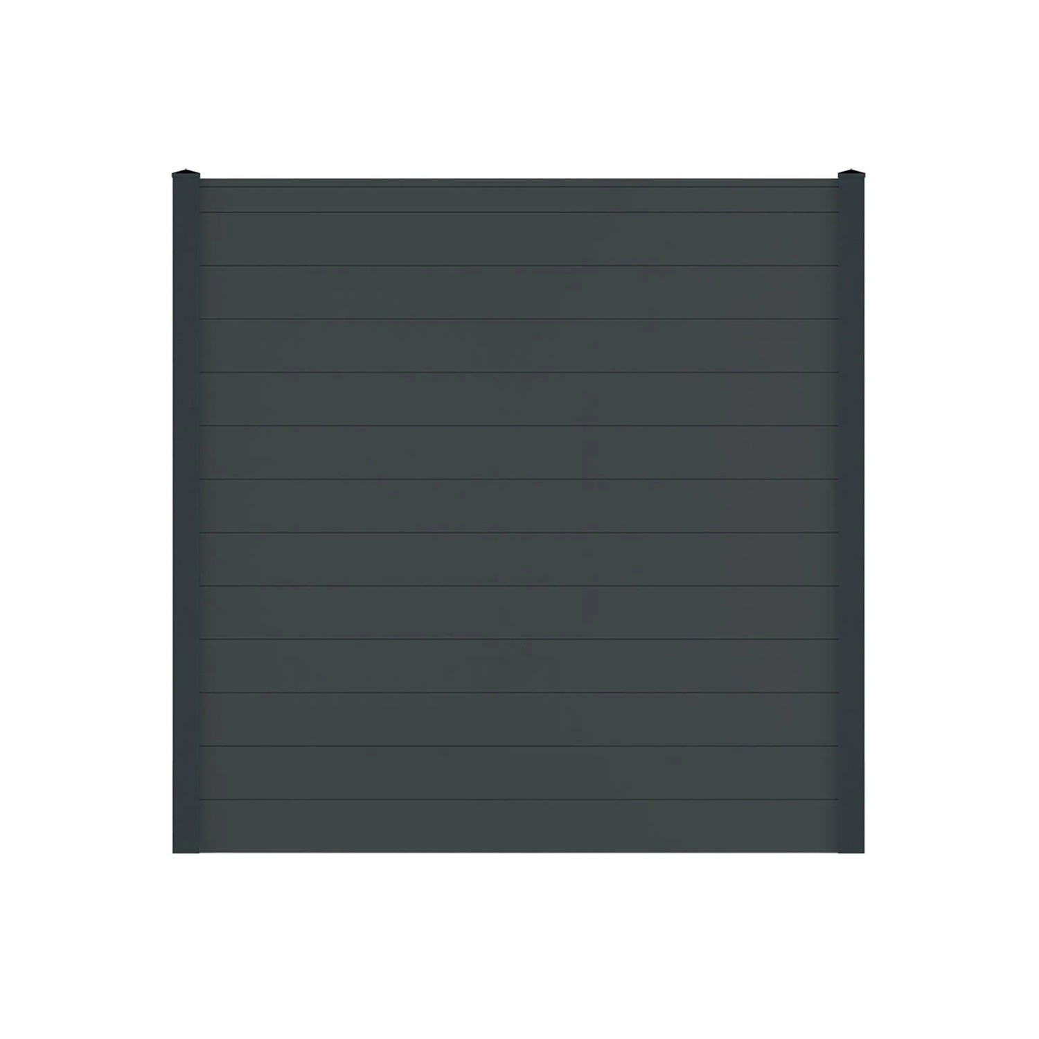 Vidual Sichtschutzzaun Snap 140 zum Aufdübeln 1,8 m x 31,91 m Anthrazit