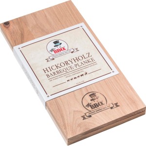 Mr. BBQ® Räucherplanke aus Hickoryholz, 30x15cm, für Grill & Smoker.