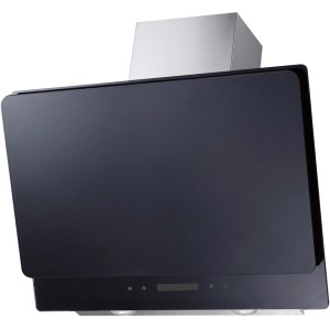 Respekta Kopffreihaube CH77060SA, 60cm, Glas schwarz, mit LED-Beleuchtung.