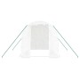 Weißes furnicato Gewächshaus mit Stahlrahmen, 4 m², 2x2x2 m.
