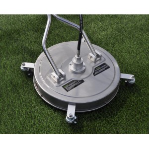 FM-SOLAR Flächenreiniger (52 cm) für Hochdruckreiniger, Edelstahl, mit Rädern.
