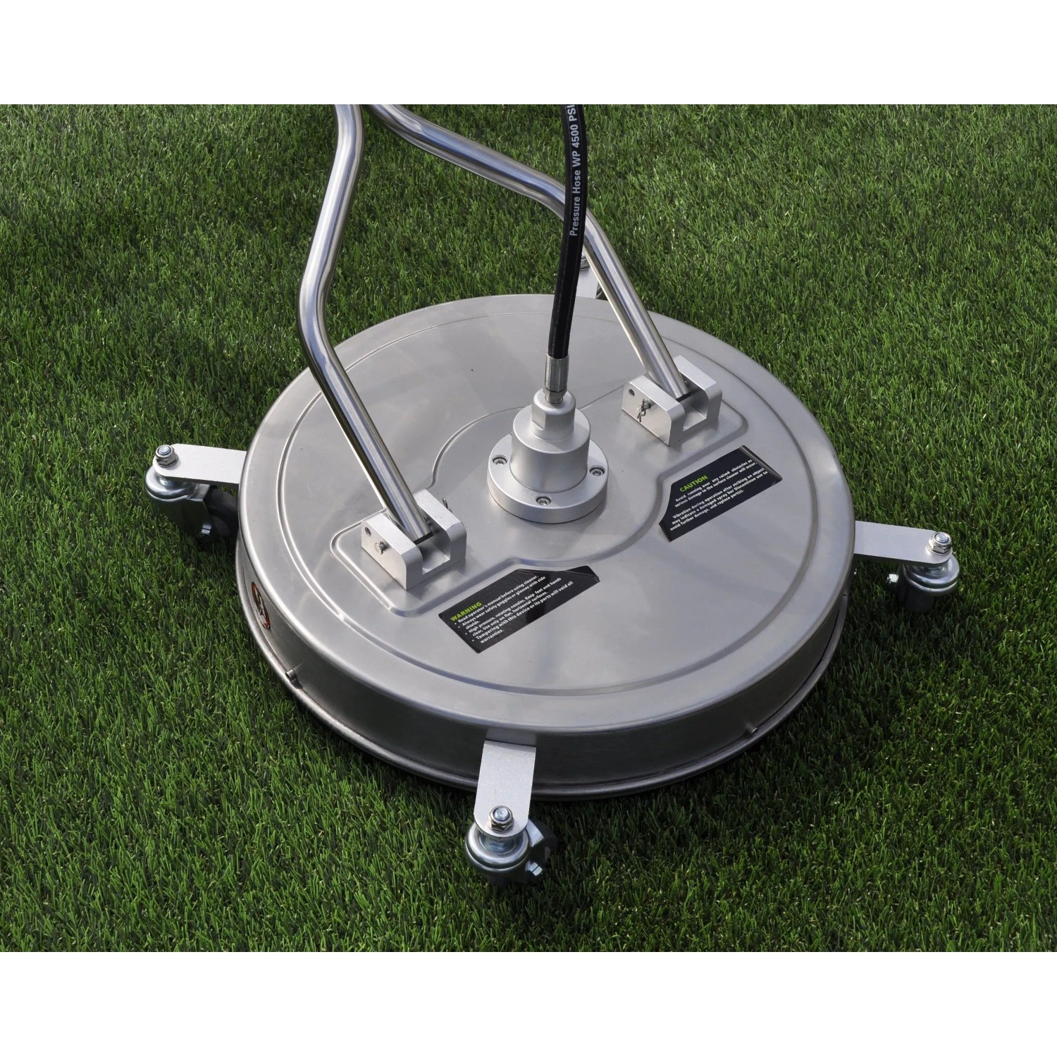 FM-SOLAR Flächenreiniger (52 cm) für Hochdruckreiniger, Edelstahl, mit Rädern.